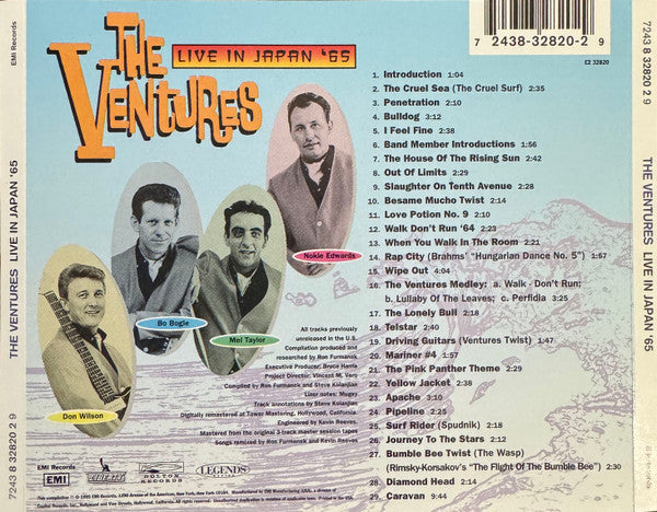 Ventures, The : Live In Japan '65 (Album,Remastered)