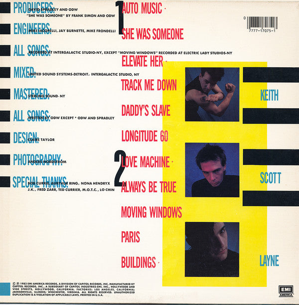 Our Daughter's Wedding : Moving Windows (LP,Album,Stereo)