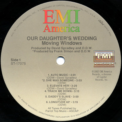 Our Daughter's Wedding : Moving Windows (LP,Album,Stereo)