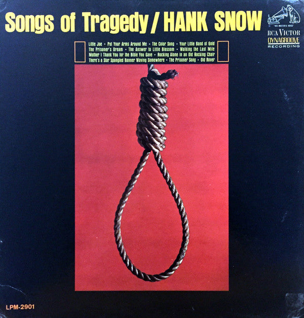 Hank Snow : Songs Of Tragedy (LP,Album,Mono)
