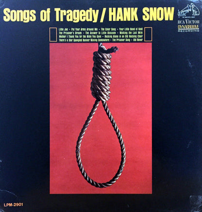 Hank Snow : Songs Of Tragedy (LP,Album,Mono)