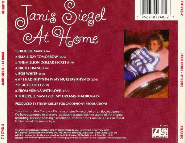 Janis Siegel : At Home (Album)