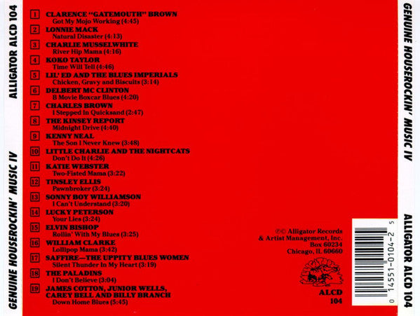 Various : Genuine Houserockin' Music IV (Compilation)