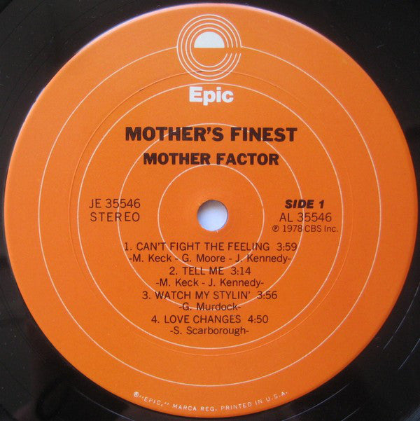 Mother's Finest : Mother Factor (LP,Album)
