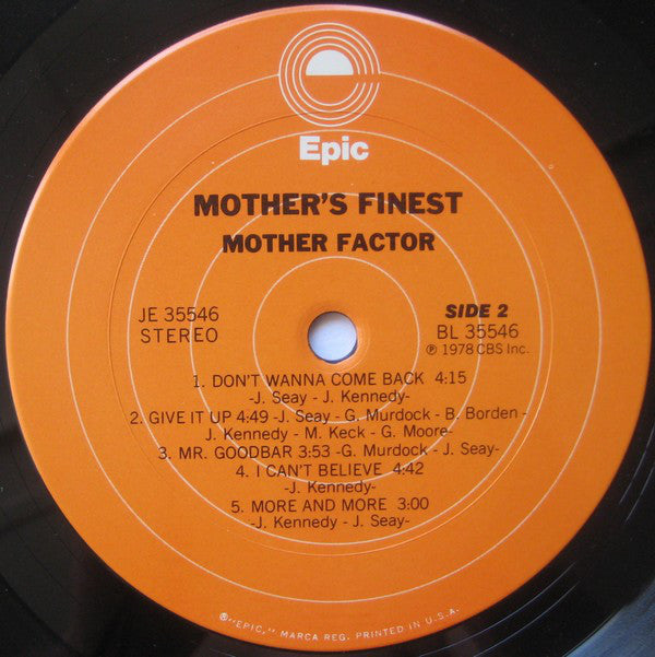 Mother's Finest : Mother Factor (LP,Album)