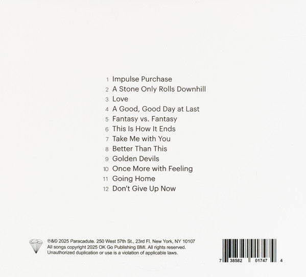 OK Go : And The Adjacent Possible (Album)
