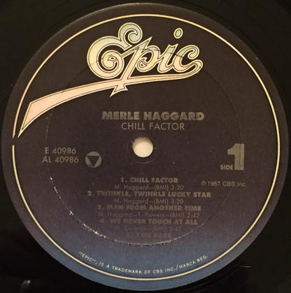 Merle Haggard : Chill Factor (LP,Album)