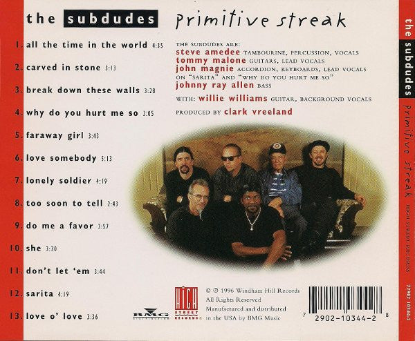 Subdudes, The : Primitive Streak (Album)