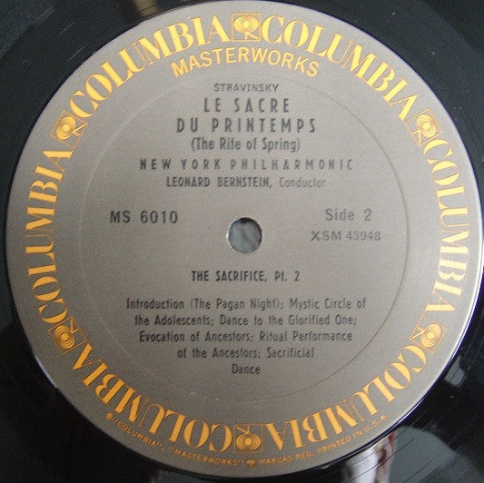Igor Stravinsky, Leonard Bernstein, New York Philharmonic Orchestra, The : Le Sacre Du Printemps ()