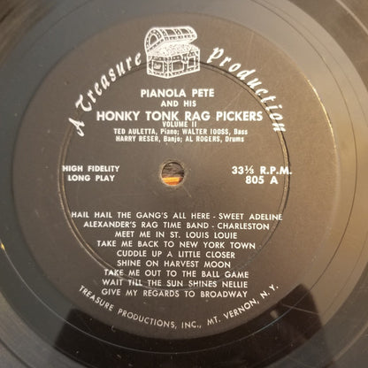 Pianola Pete And His Honky Tonk Rag Pickers : Volume 2 (LP)