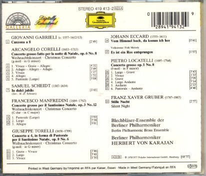 Herbert Von Karajan : Ein Weihnachtskonzert - A Christmas Concert (Compilation,Stereo)