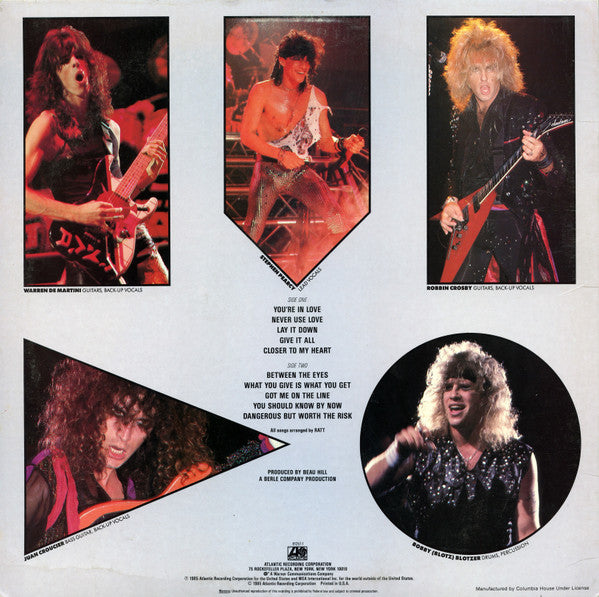 Ratt : Invasion Of Your Privacy (LP,Album,Club Edition)