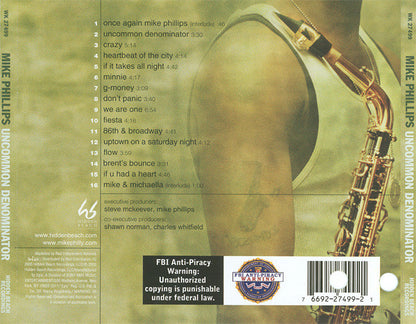 Mike Phillips (8) : Uncommon Denominator (Album)
