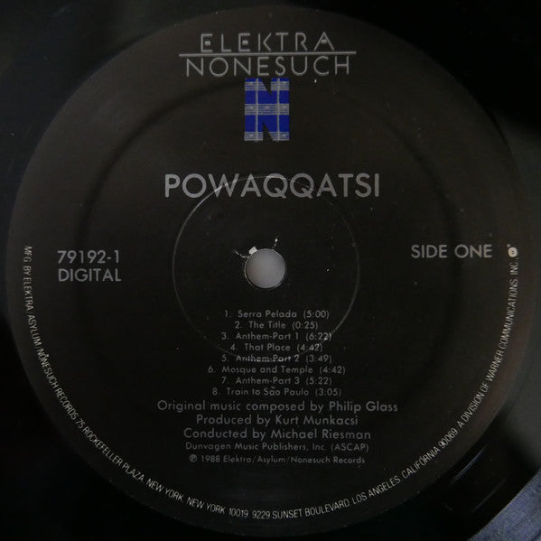 Philip Glass : Powaqqatsi (LP,Album)