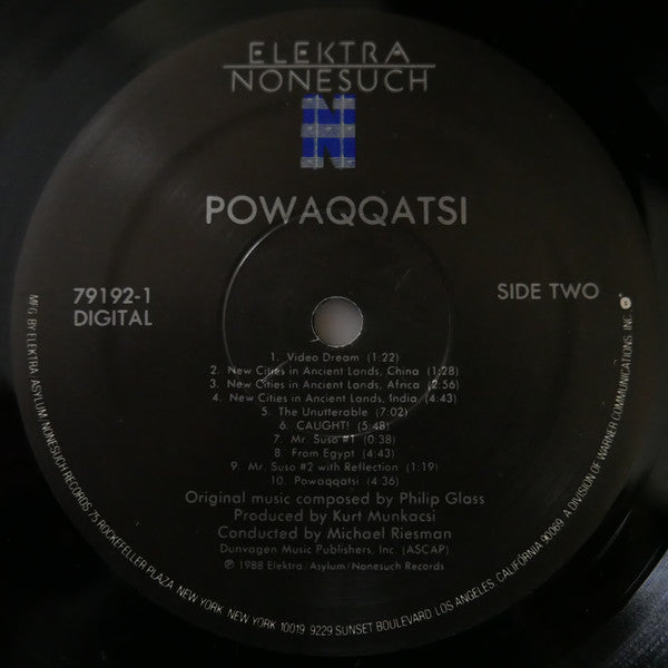 Philip Glass : Powaqqatsi (LP,Album)