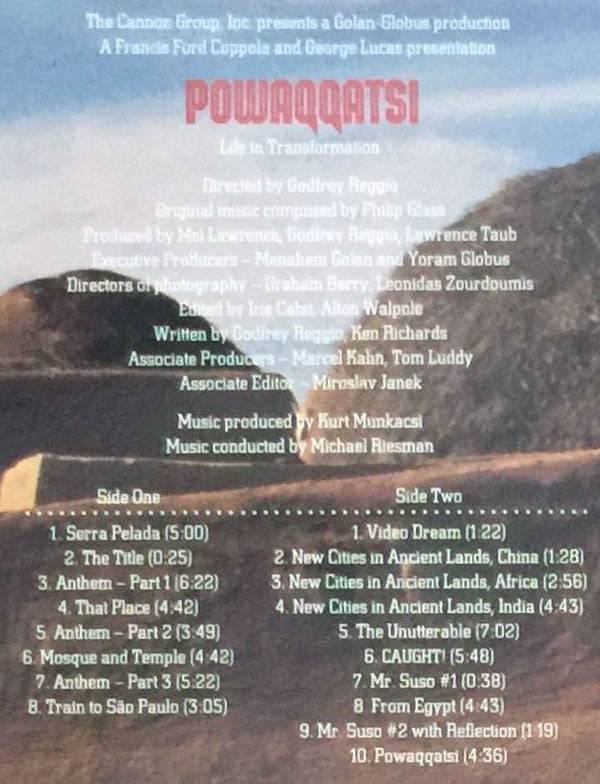 Philip Glass : Powaqqatsi (LP,Album)