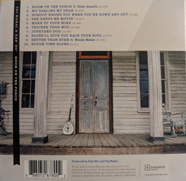 Taj Mahal, Keb' Mo' : Room On The Porch (Album,Stereo)
