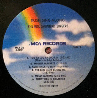 Bill Shepherd Singers, The : Irish Sing-Along (LP)