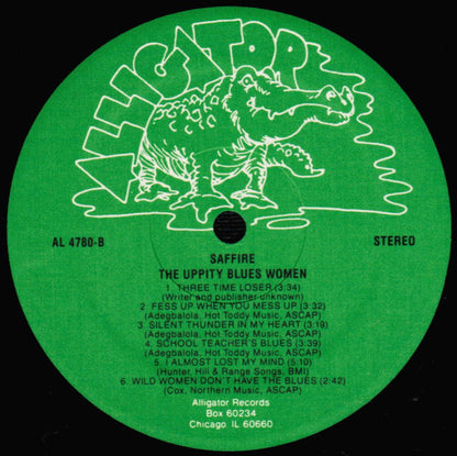 Saffire -The Uppity Blues Women : The Uppity Blues Women (LP,Album)