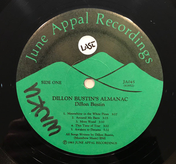 Dillon Bustin : Dillon Bustin's Almanac (LP,Album)