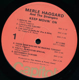 Merle Haggard And Strangers (5), The : Keep Movin' On (LP,Album)