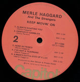 Merle Haggard And Strangers (5), The : Keep Movin' On (LP,Album)