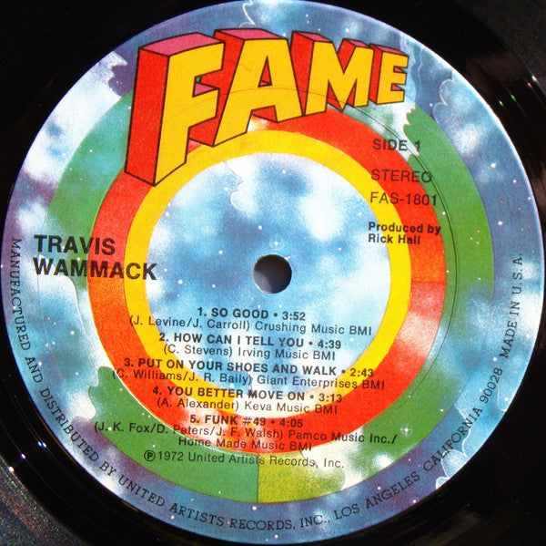 Travis Wammack : Travis Wammack (LP,Album)