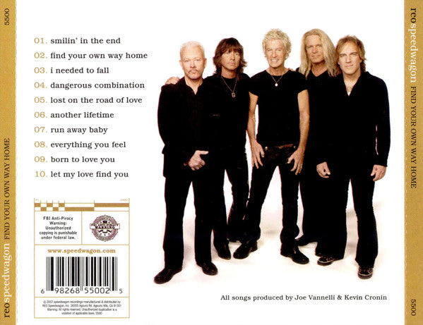 REO Speedwagon : Find Your Own Way Home (Album)