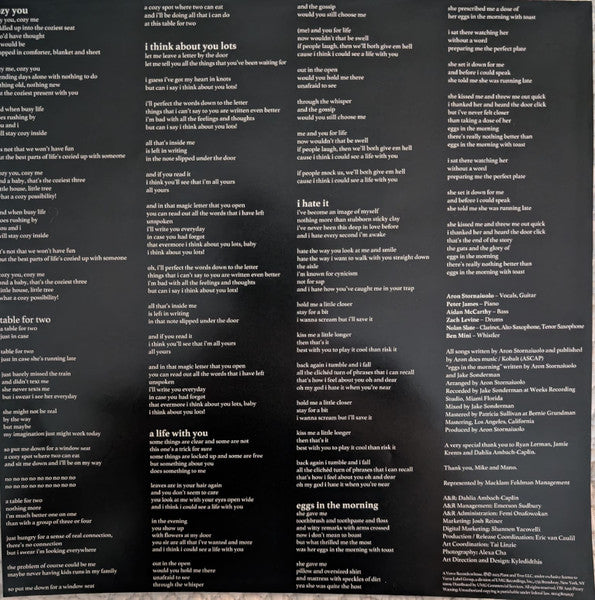 Aron! : Cozy You (And Other Nice Songs) (LP,45 RPM,EP,Stereo)
