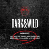BTS - Dark & Wild Vol.1 (CD, Incl. 102-page photobook and two random photocards) UPC: 8804775056895BTS - Dark & Wild Vol.1 (CD, Incl. 102-page photobook and two random photocards) UPC: 8804775056895
