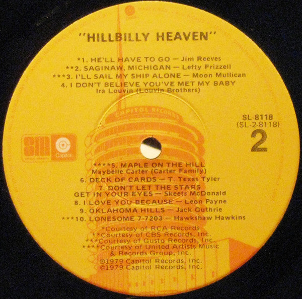 Various : Hillbilly Heaven (LP,Compilation)
