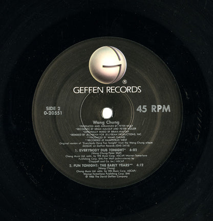 Wang Chung : Everybody Have Fun Tonight (12",45 RPM,Maxi-Single)