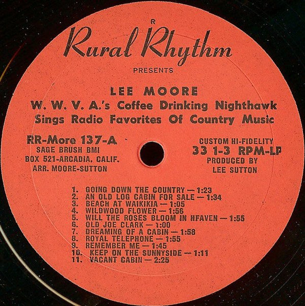 Lee Moore (4) : Sings Radio Favorites Of Country Music (LP)
