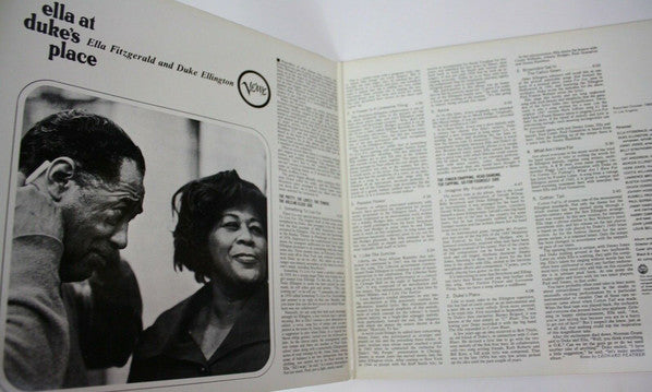 Ella Fitzgerald and Duke Ellington : Ella At Duke's Place (LP,Album,Stereo)