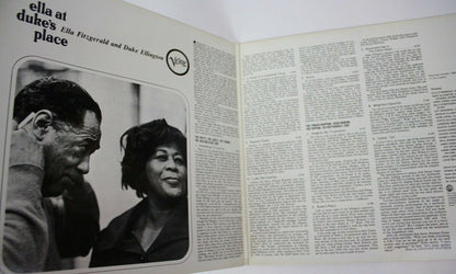 Ella Fitzgerald and Duke Ellington : Ella At Duke's Place (LP,Album,Stereo)