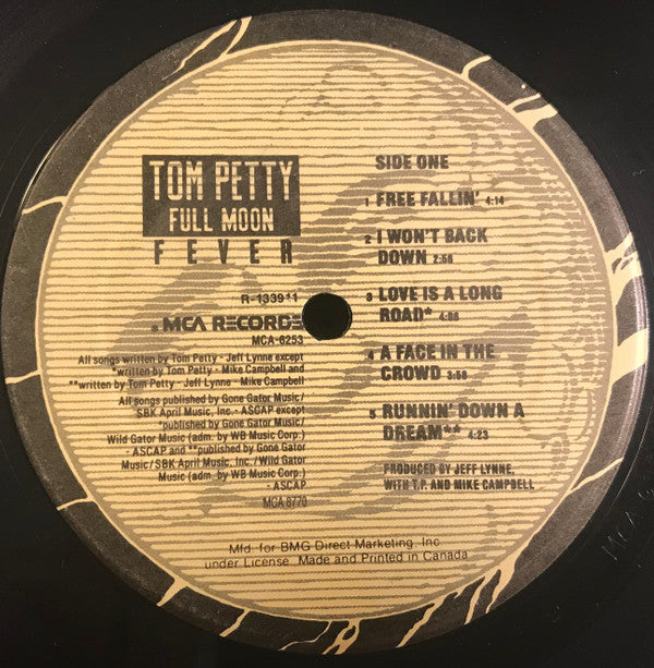 Tom Petty : Full Moon Fever (LP,Album,Club Edition)