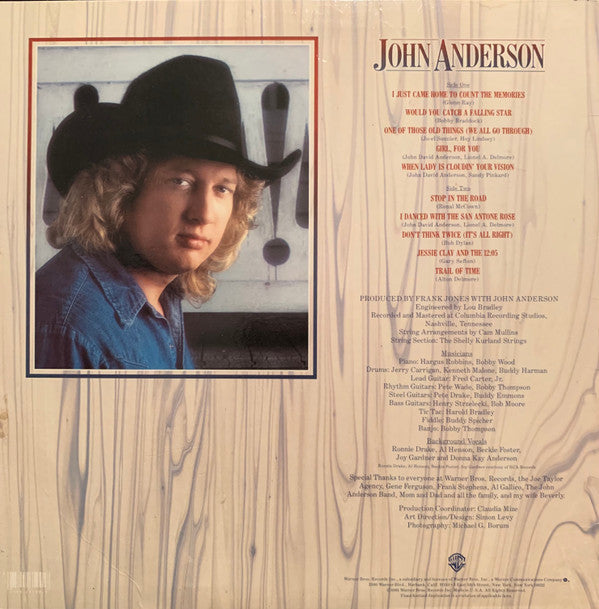 John Anderson (3) : I Just Came Home To Count The Memories (LP,Album,Stereo)