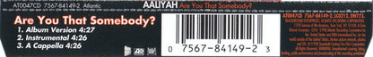 Aaliyah : Are You That Somebody? (Single)