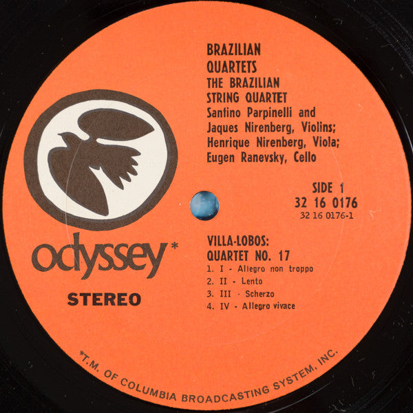 Heitor Villa-Lobos / Alberto Nepomuceno - Quarteto Brasileiro da UFRJ : Brazilian Quartets (LP,Stereo)