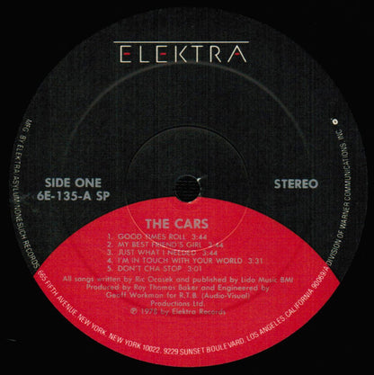 Cars, The : The Cars (LP,Album,Reissue)