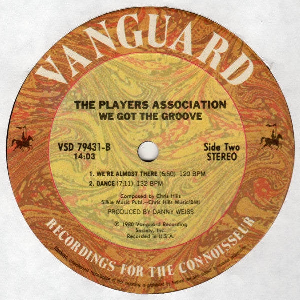 Players Association, The : We Got The Groove! (LP,Album)