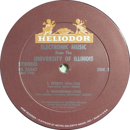 Herbert Brün / Kenneth Gaburo / Charles Hamm / Lejaren Hiller / Salvatore Martirano : Electronic Music From The University Of Illinois (LP,Album,Stereo)