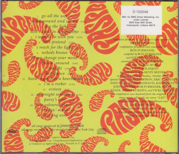 Raspberries : Capitol Collectors Series (Compilation,Club Edition,Reissue,Remastered)