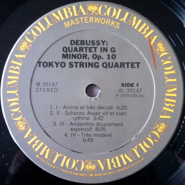 Tokyo String Quartet - Claude Debussy & Maurice Ravel : Debussy & Ravel Quartets (LP,Album)