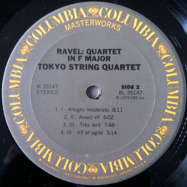 Tokyo String Quartet - Claude Debussy & Maurice Ravel : Debussy & Ravel Quartets (LP,Album)
