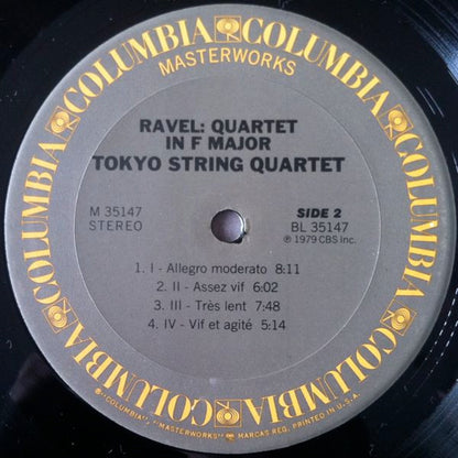 Tokyo String Quartet - Claude Debussy & Maurice Ravel : Debussy & Ravel Quartets (LP,Album)