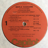 Merle Haggard And Strangers (5), The : A Working Man Can't Get Nowhere Today (LP,Album,Club Edition)