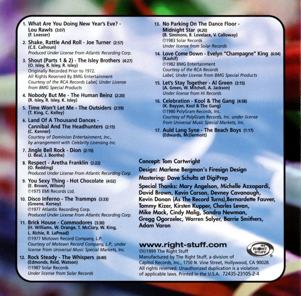 Various : New Year’s Eve: Dance Party (Album,Compilation)