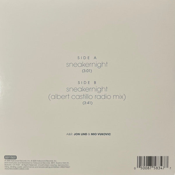 Vanessa Hudgens : Sneakernight (7",45 RPM,Limited Edition)