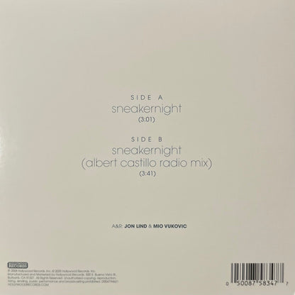 Vanessa Hudgens : Sneakernight (7",45 RPM,Limited Edition)